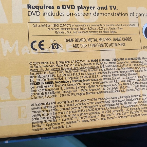 Original Scene It Movie Boardgame with CD - Picture 3 of 6